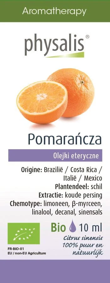 KIINALAINEN APPELSIINI (SINAASAPPEL) ETERIÖLJY LUOMU 10 ml - PHYSALIS