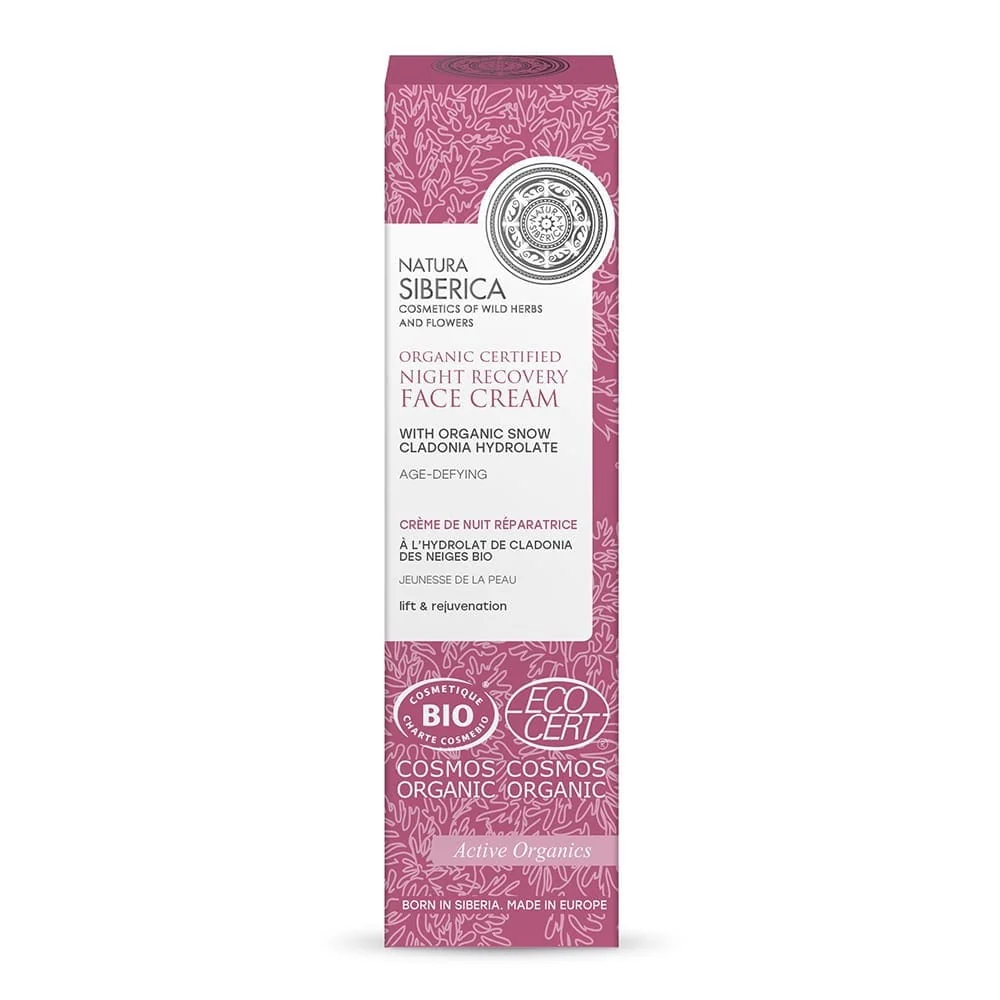 kiinteyttävä yövoide kasvoille hydrolaattilla 50 ml