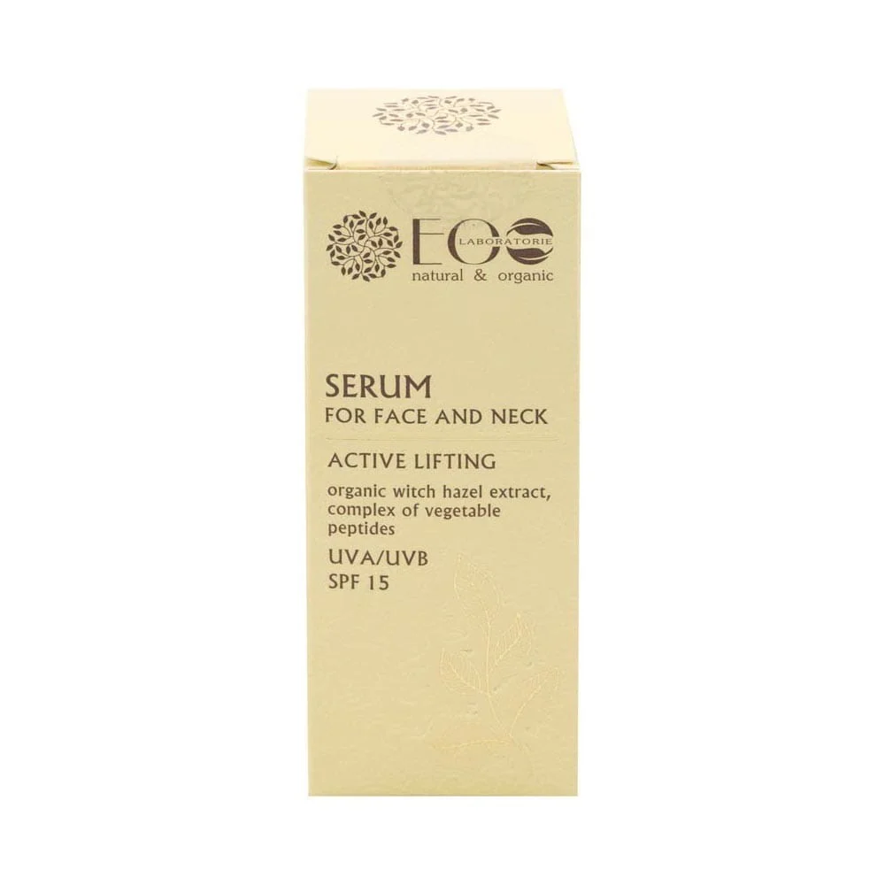 Kohottava peptidiseerumi kasvoille ja kaulalle 30 ml ECO LABORATOIRE