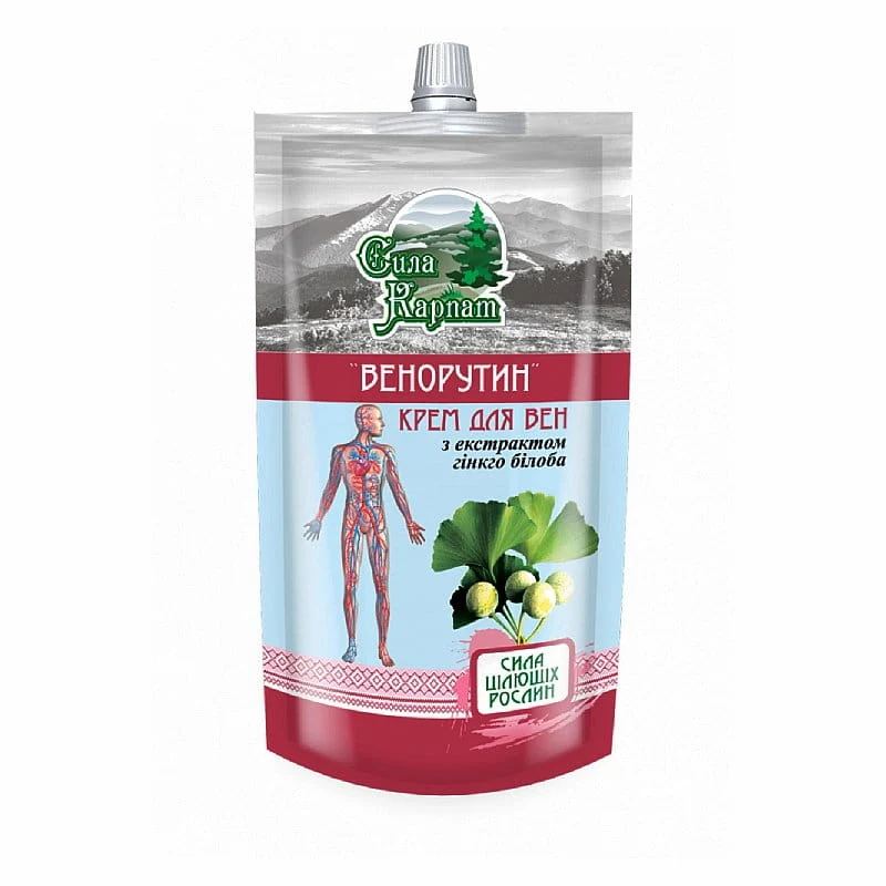 KOKO KARPAT Wenorutin Beincreme Ginkgo biloballa 100 ml (Ukraina)