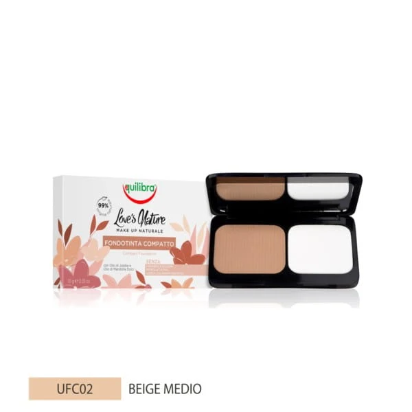Kompakti meikkivoide keskibeige 10g EQUILIBRA