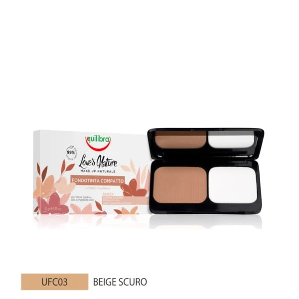 Kompakti meikkivoide scuro beige 10g EQUILIBRA