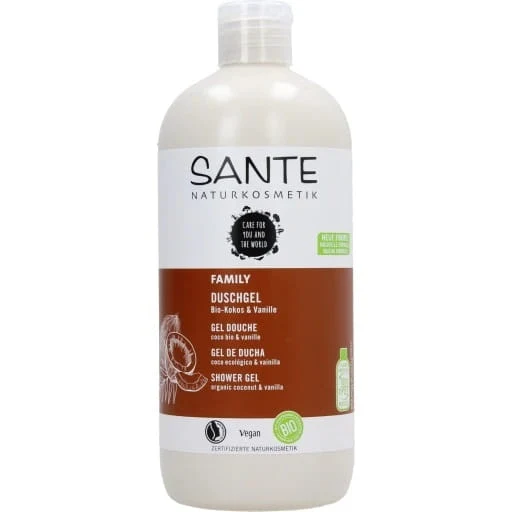 Kookos ja vanilja -suihkugeeli ECO 500 ml - SANTE
