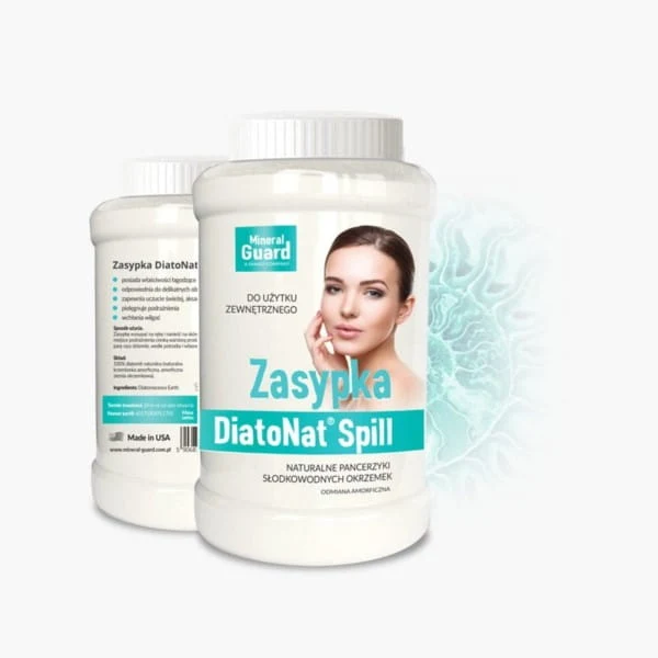 Kosmeettinen diatonat-jauhe vuodatus 60g pii