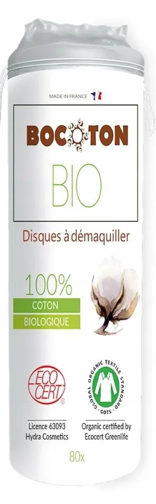 Kosmeettiset tamponit, pyöreät 80 kpl BIO BOCOTON