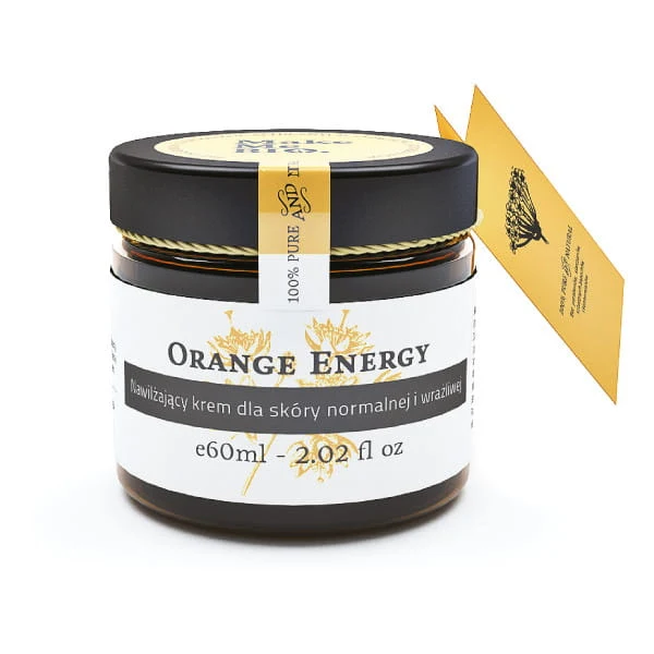 Kosteusvoide normaalille iholle 60ml Orange Energy MAKE ME BIO
