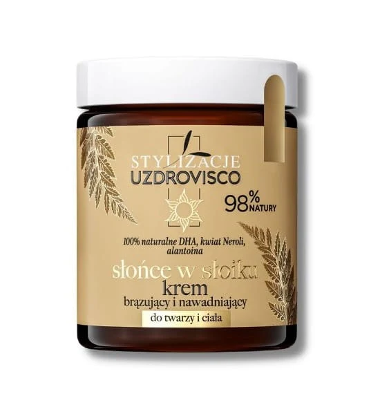 Kosteuttava aurinkovoide kasvoille ja keholle 170 ml purkissa - UZDROVISCO