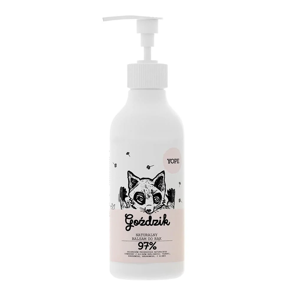 Kosteuttava käsivoide mausteneilikan kanssa 300 ml - YOPE