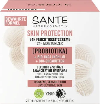 KOSTEUTTAVA PÄIVÄ- JA YÖVOIDE PROBIOOTEILLA, INCHI-ÖLJYLLÄ JA SHEAVOILLA ECO 50 ml - SANTE