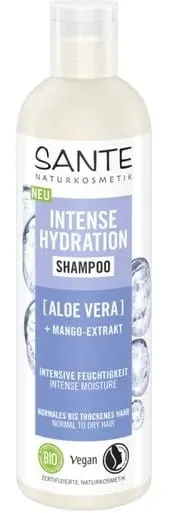 Kosteuttava shampoo kuiville hiuksille ALOES & MANGO ECO 250 ml - SANTE