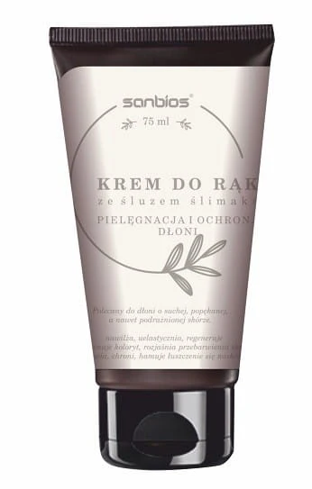 Käsiä hoitava voide etanakuorella 75ml SANBIOS