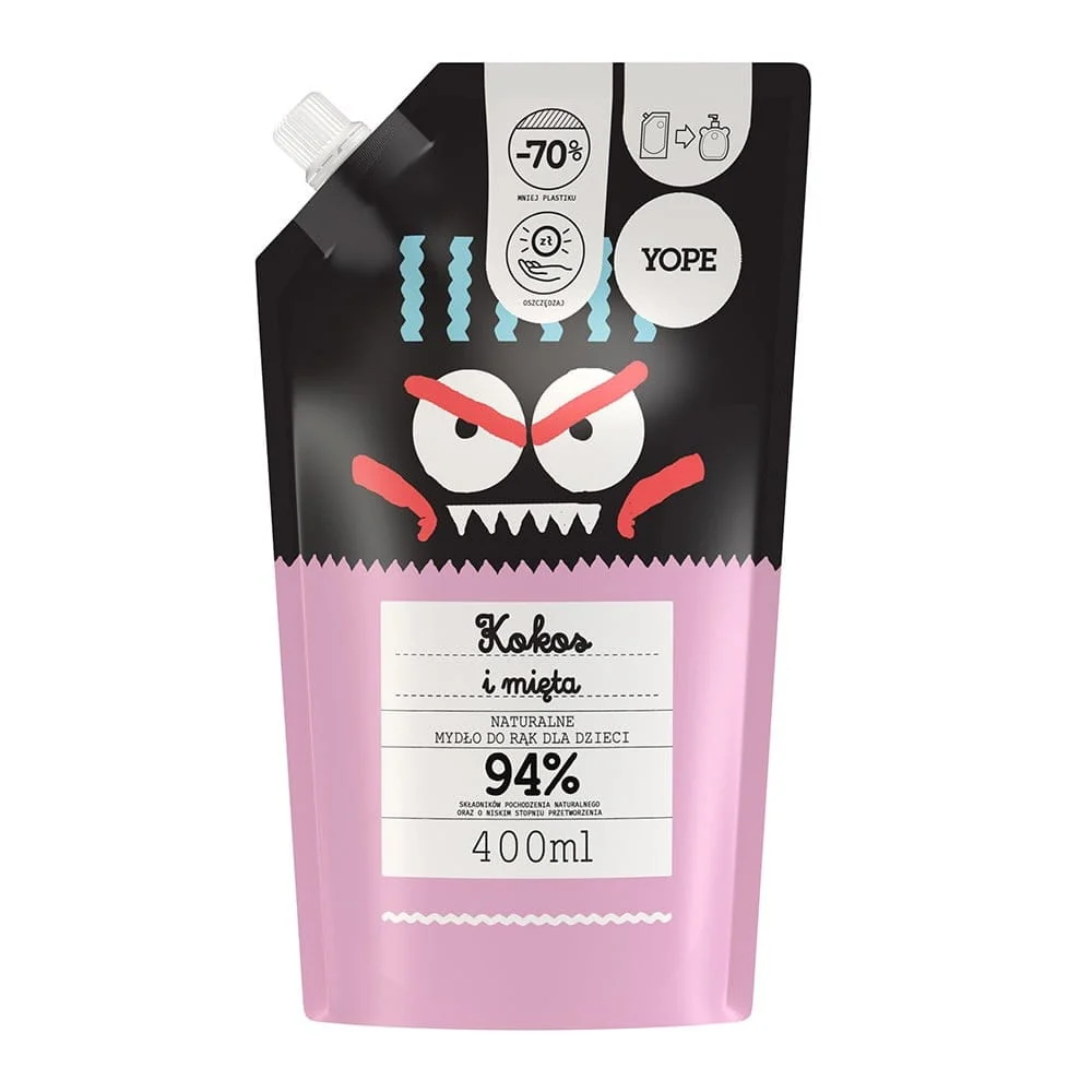 Käsipesa lasten kookos- ja minttuliemi 400 ml - YOPE