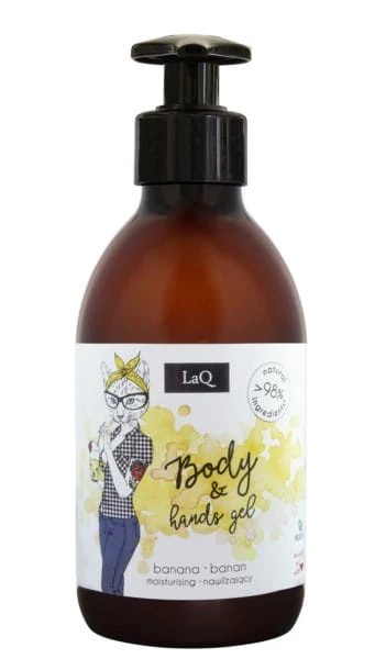Kylpy- ja käsipesägeeli banaani 300ml LAQ
