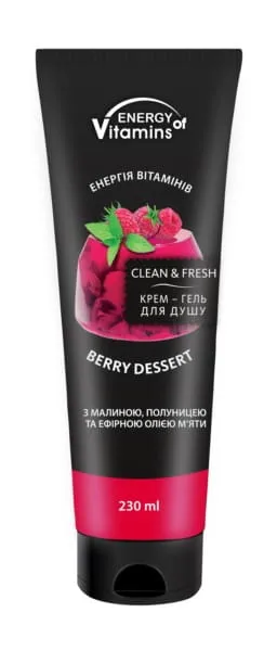 Kylpygeeli marjaisella jälkiruokahajulla 230 ml