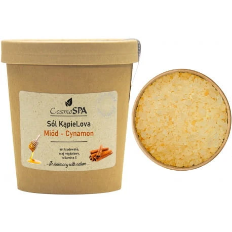Kylpysoola hunaja-kaneli 500g Cosmospa