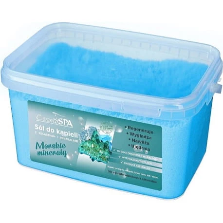 Kylpysooli kollageenilla ja mineraaleilla sininen 3 kg Cosmospa