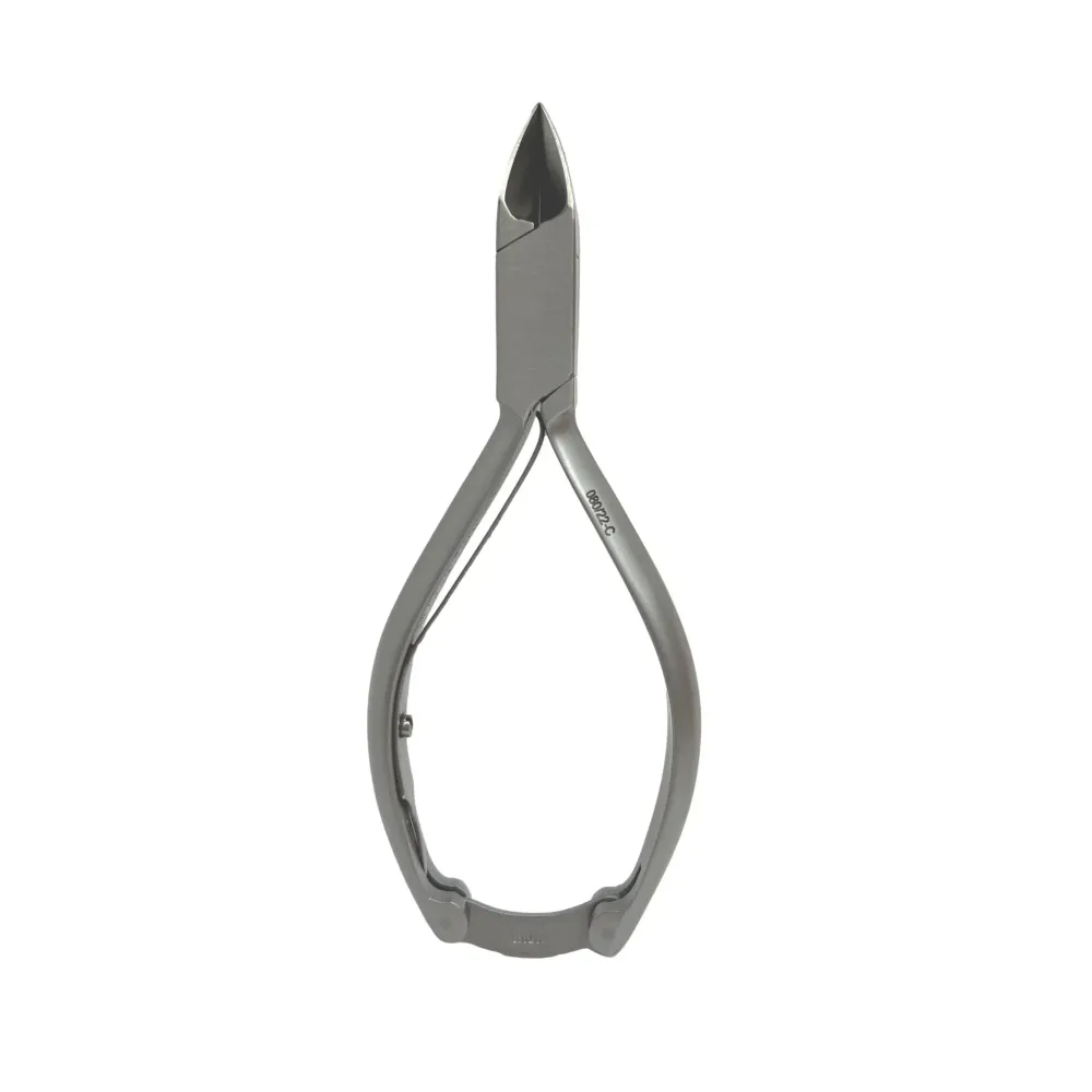 Kynsipihdit - Ruostumaton teräs - Satiinipinta - Suora leikkaus - Kapenevat ja ohuet leuat - 13,5 cm - Sam