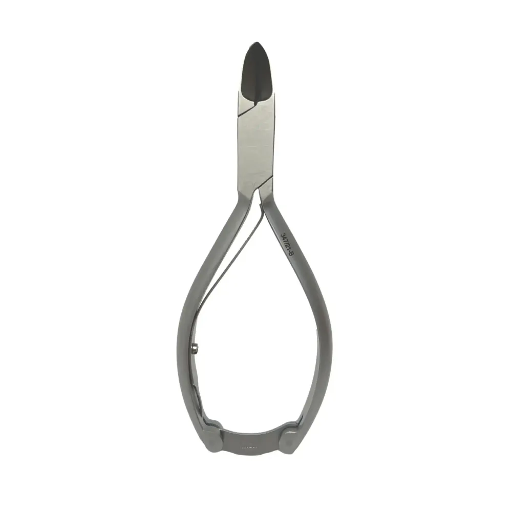 Kynsipihdit - Ruostumaton teräs - Satiinipinta - Suora leikkaus - Kapenevat leuat - 13,5 cm - Sam