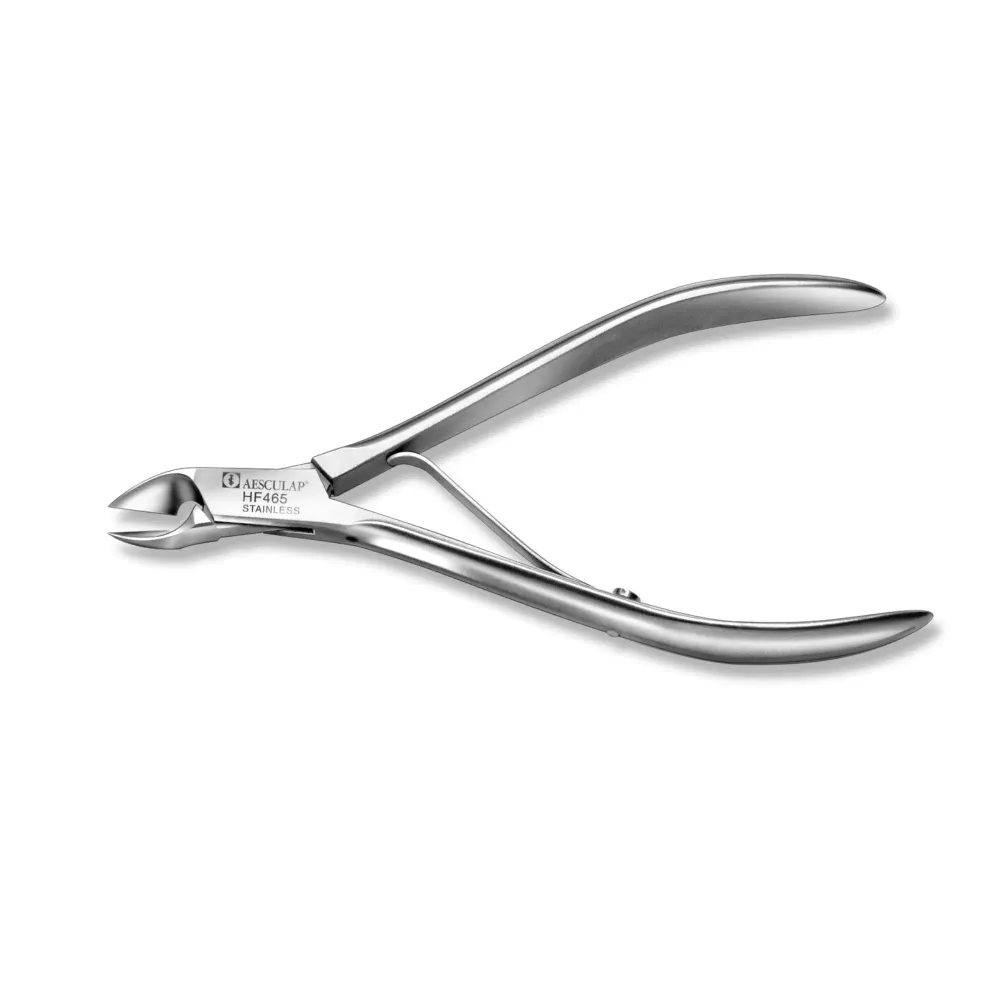 Kynsipihdit - Suora leikkaus - Kapenevat leuat 10 mm - 11,5 cm - Aesculap - HF465