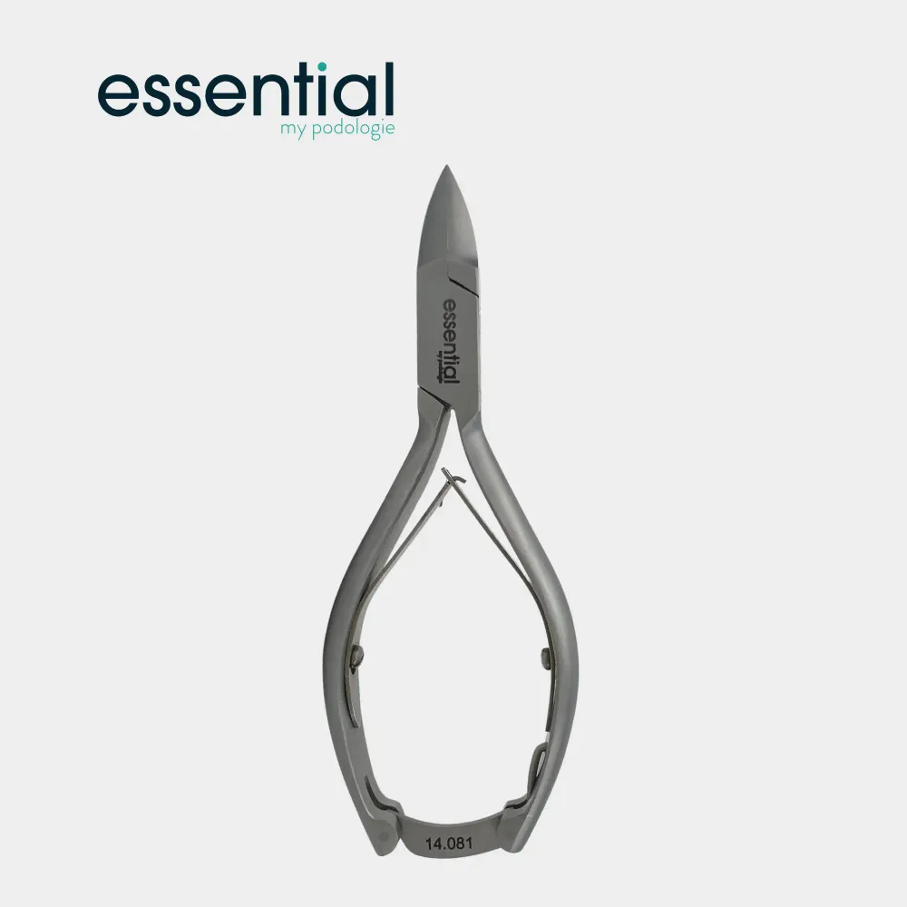 Kynsipihdit - Suora leikkaus - Kapenevat leuat - 13,5 cm - Ruostumaton teräs - Suora nenä - Essential My Podologie