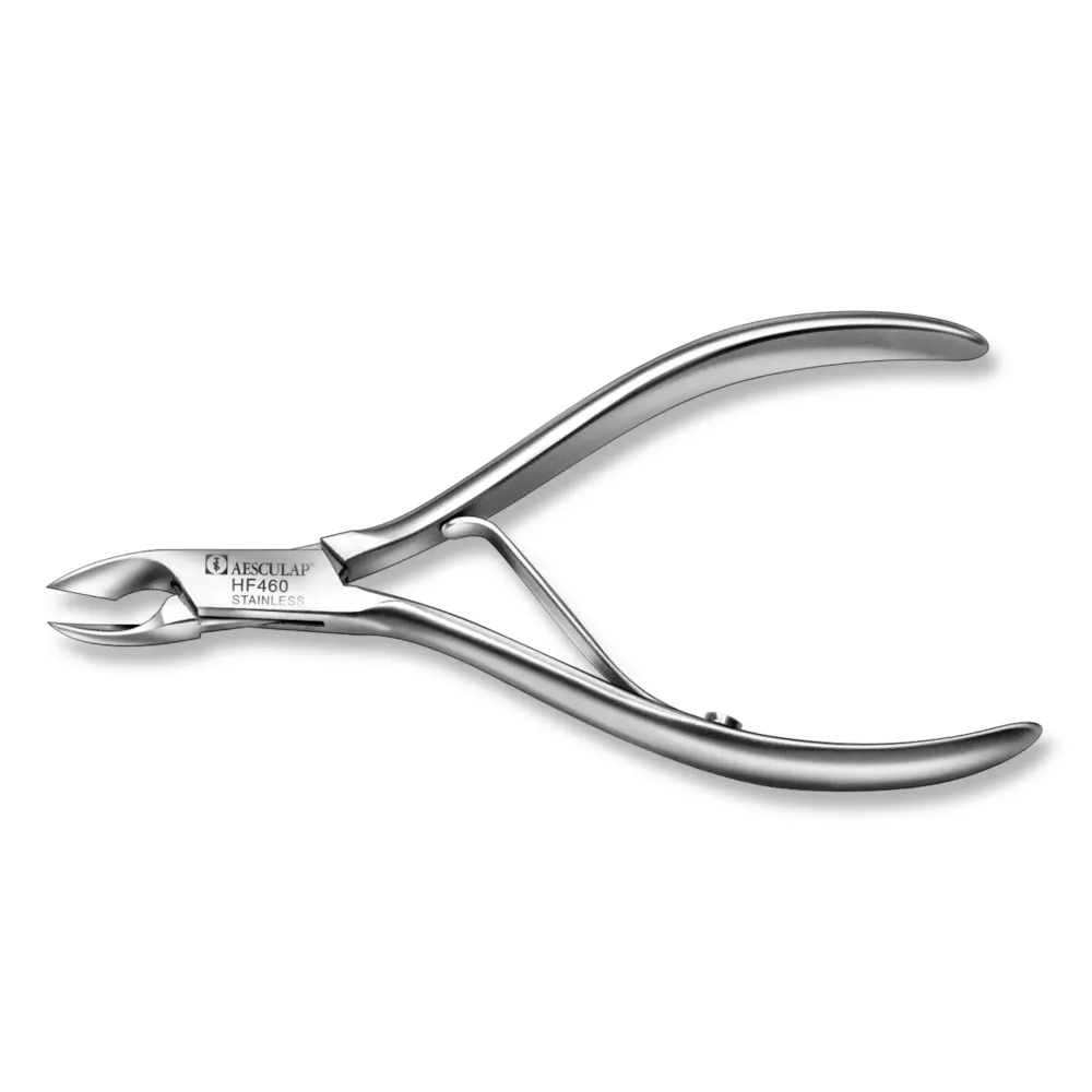 Kynsipihdit - Suora leikkaus - Kapenevat leuat 7 mm - 10 cm - Aesculap - HF460