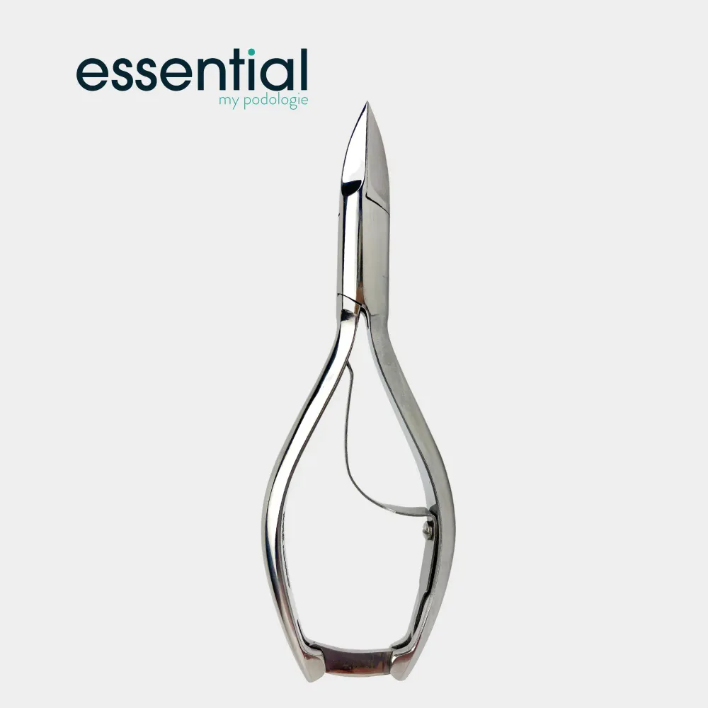 Kynsipihdit - Suora leikkaus - Kapenevat leuat - 13 cm - Ruostumaton teräs - Essential My Podologie
