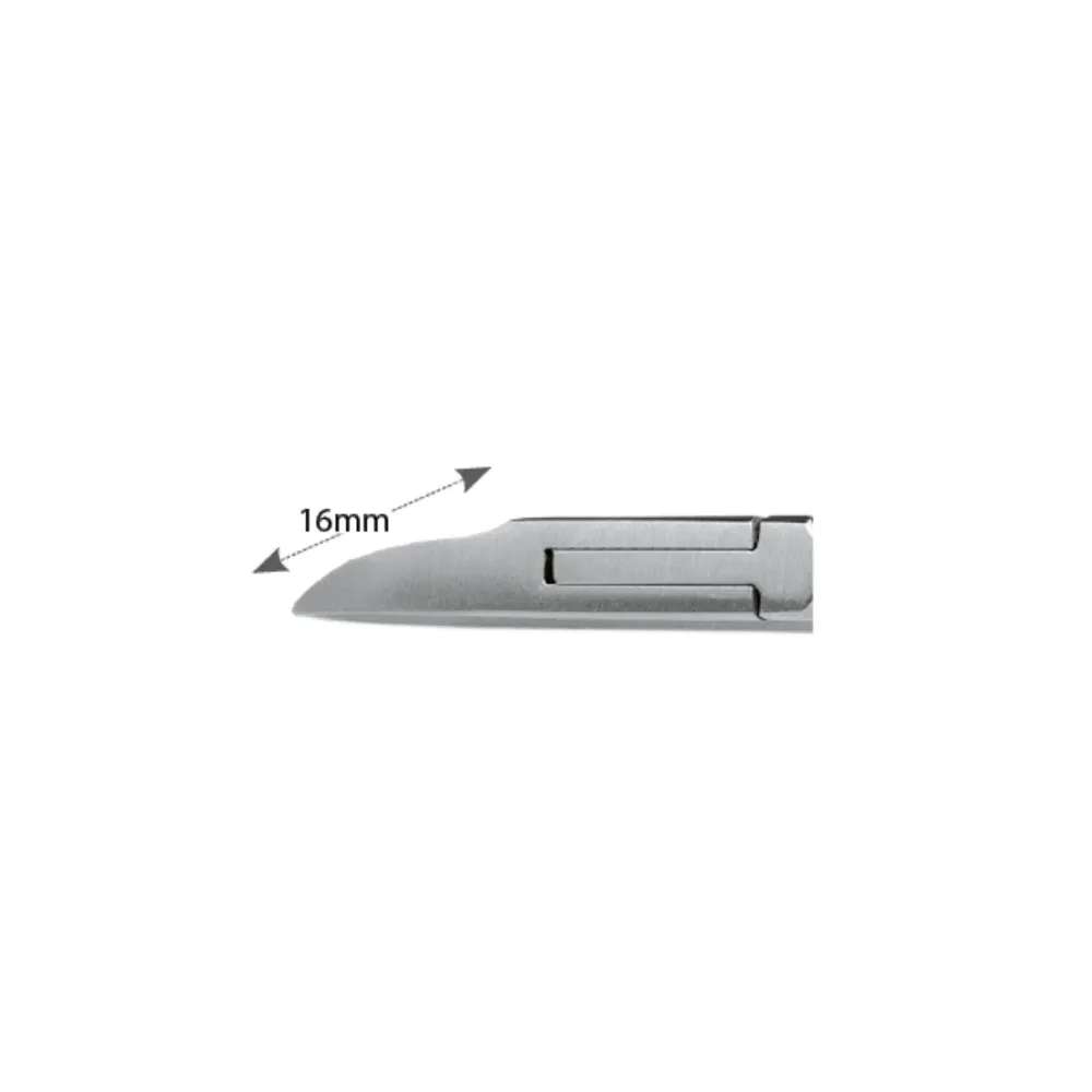 Kynsipihdit - Suora leikkaus - Litteät leuat - 13 cm - Aesculap - HF478R