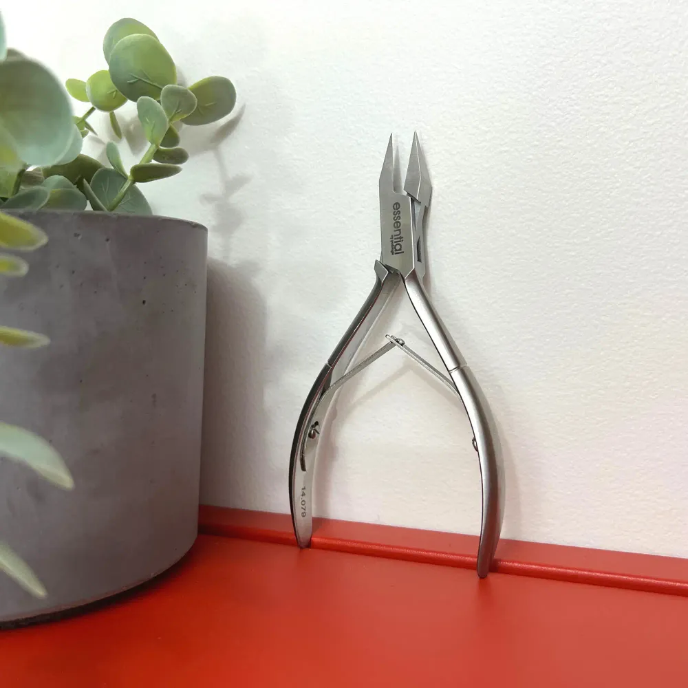 Kynsipihdit - Suora leikkaus - Litteät leuat - 13 cm - Ruostumaton teräs - Essential My Podologie