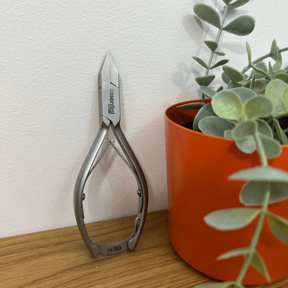 Kynsipihdit - Suora leikkaus - Litteät leuat - 13 cm - Ruostumaton teräs - Essential My Podologie