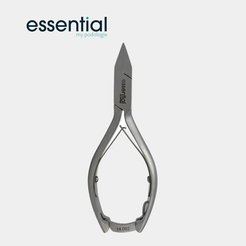 Kynsipihdit - Suora leikkaus - Litteät ja ohuet leuat - 13 cm - Ruostumaton teräs - Essential My Podologie