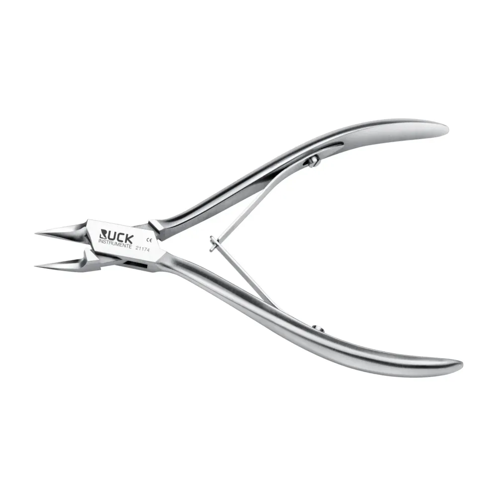 Kynsipihdit - Suora leikkaus 18 mm - Litteät ja ohuet leuat - 13 cm - Ruck