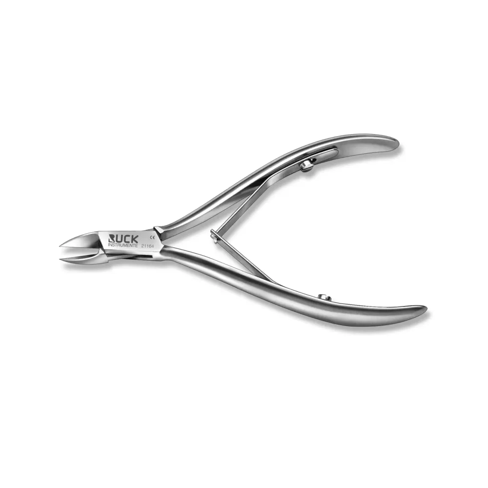 Kynsipihdit - Suora leikkaus 13 mm - Litteät ja pyöristetyt leuat - 10 cm - Ruck