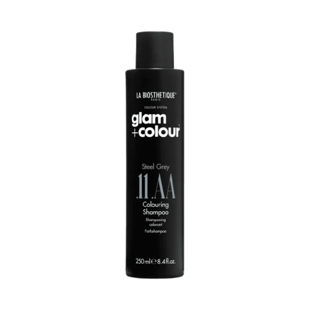 La bioshetique glam+väriteräsharmaa .11 .AA väritys shampoo La Biosthetique