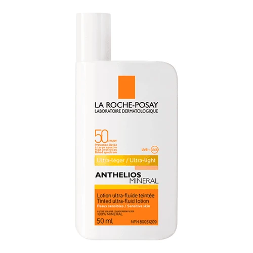 La Roche Posay Anthelios Mineral sävytetty erittä kevyt nestevoide SPF 50