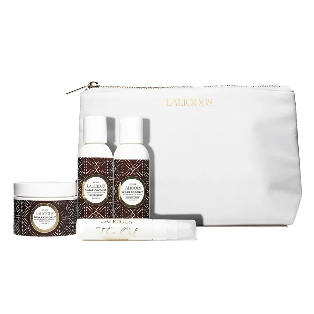 Lalicious Sugar Coconut Travel Set