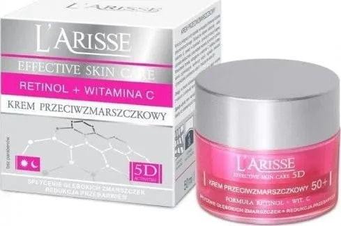5j l'arisse 50+ retinolilla ja C-vitamiinilla - AVA