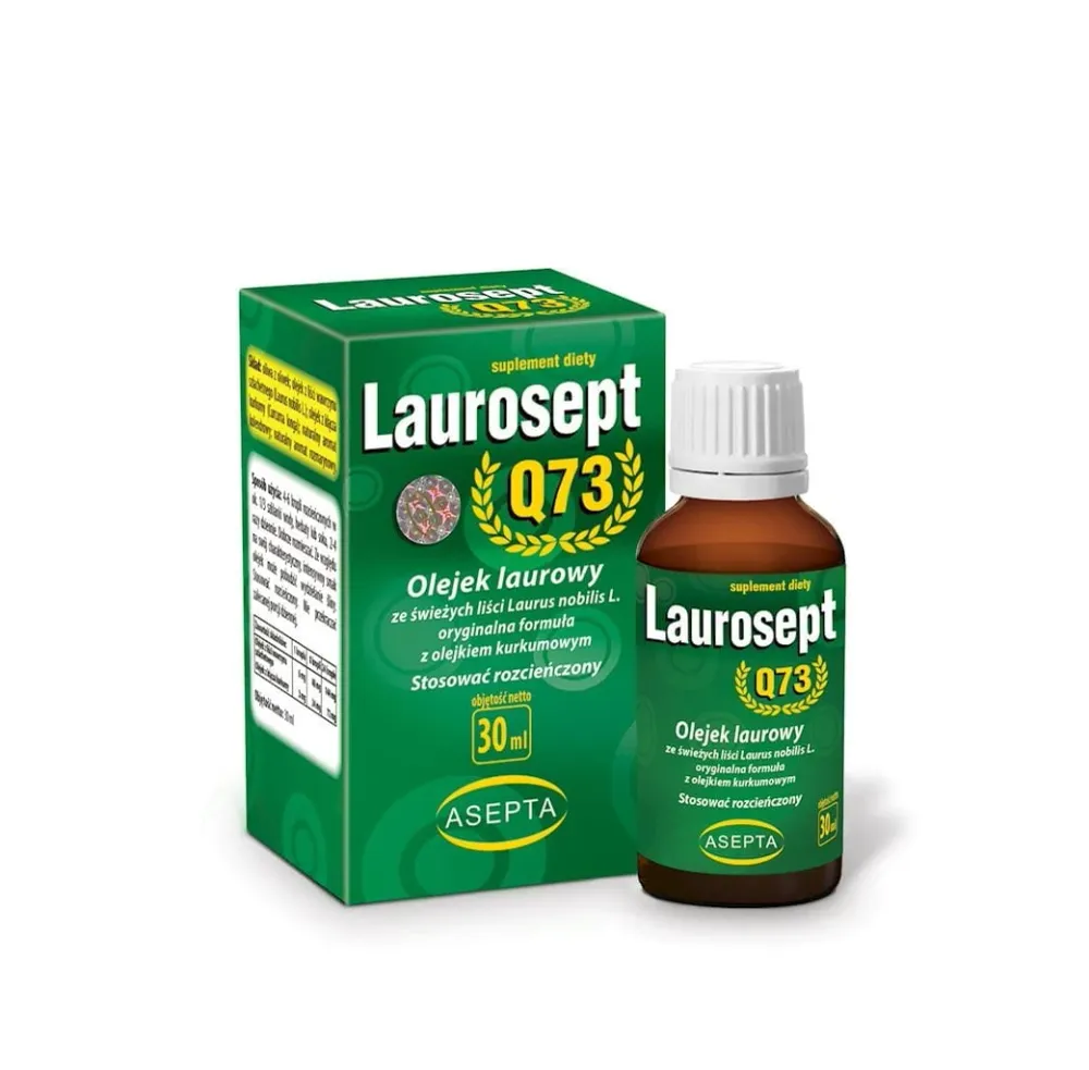 Laurosept q73 30ml - laakeriöljy + kurkumaöljy ASEPTA