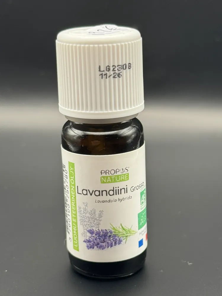 Lavandiini Grosso eteerinen öljy BIO 10ml - Propos'Nature