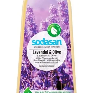 Laventeli-Oliivi-Nestemäisempiä saippuaa BIO 1000 ml SODASAN