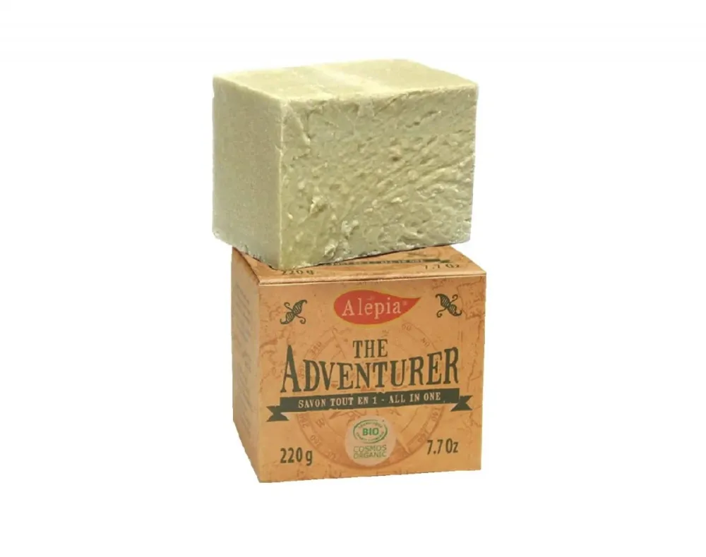 L'AVENTURIER ECO Universaali saippua 220 g - ALEPIA