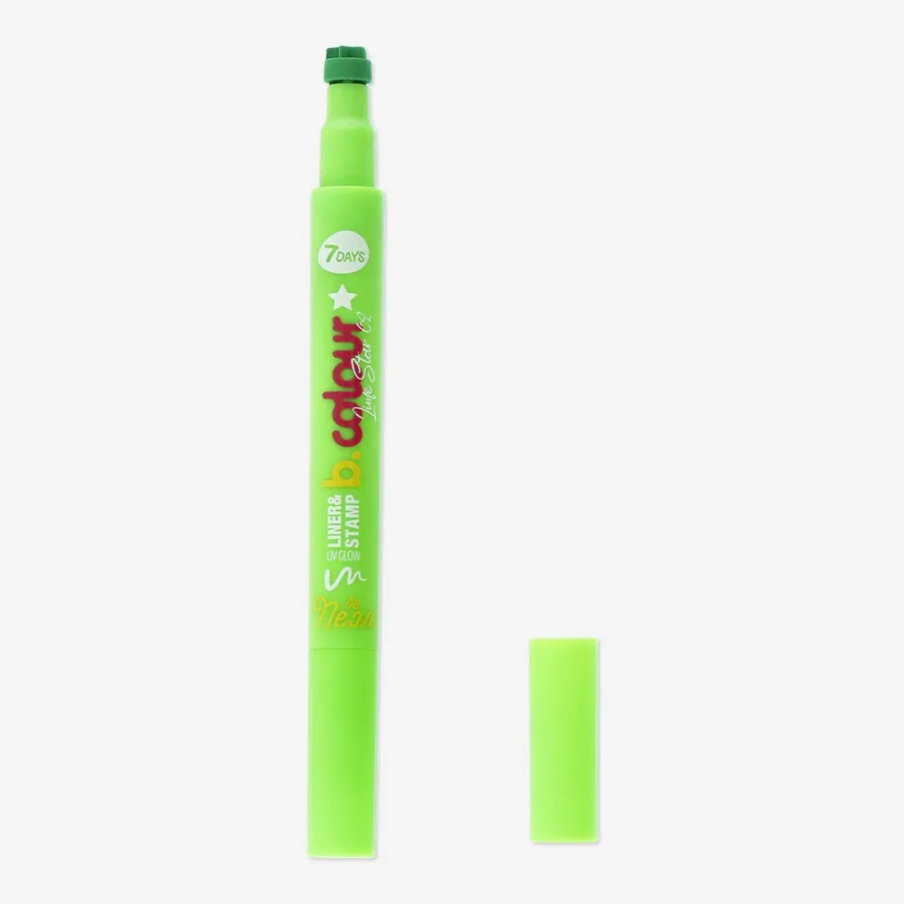 Liner & stamp Uvglow 7Days B.COLOUR - 02 Lime tähti