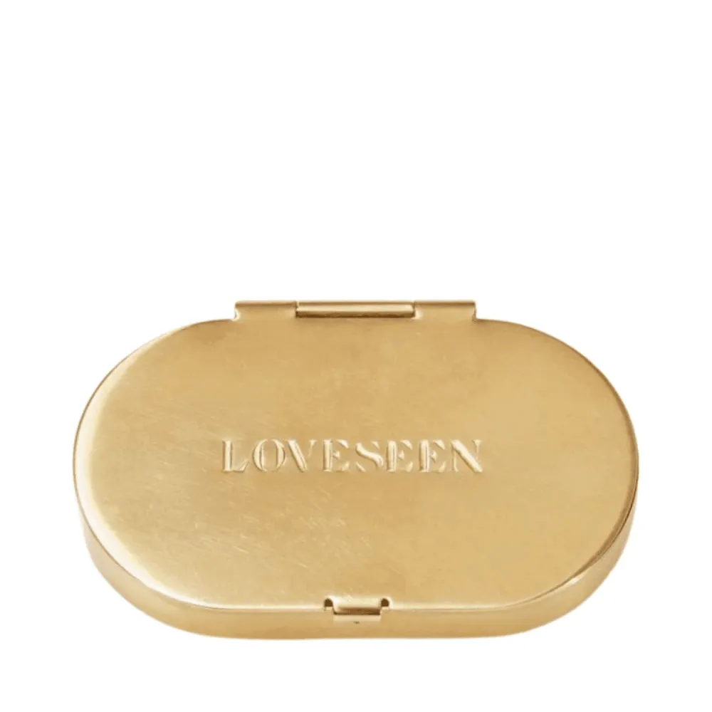 Loveseen messinki laatikko 1 kappale