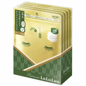 [LuLuLun] Premium Sheet Mask Kyoto Green Tea (7pcs x 5ea)