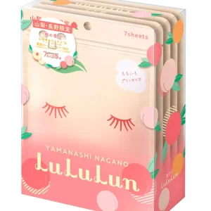 [LuLuLun] Premium Sheet Mask Yamanashi Peach (7pcs x 5ea)