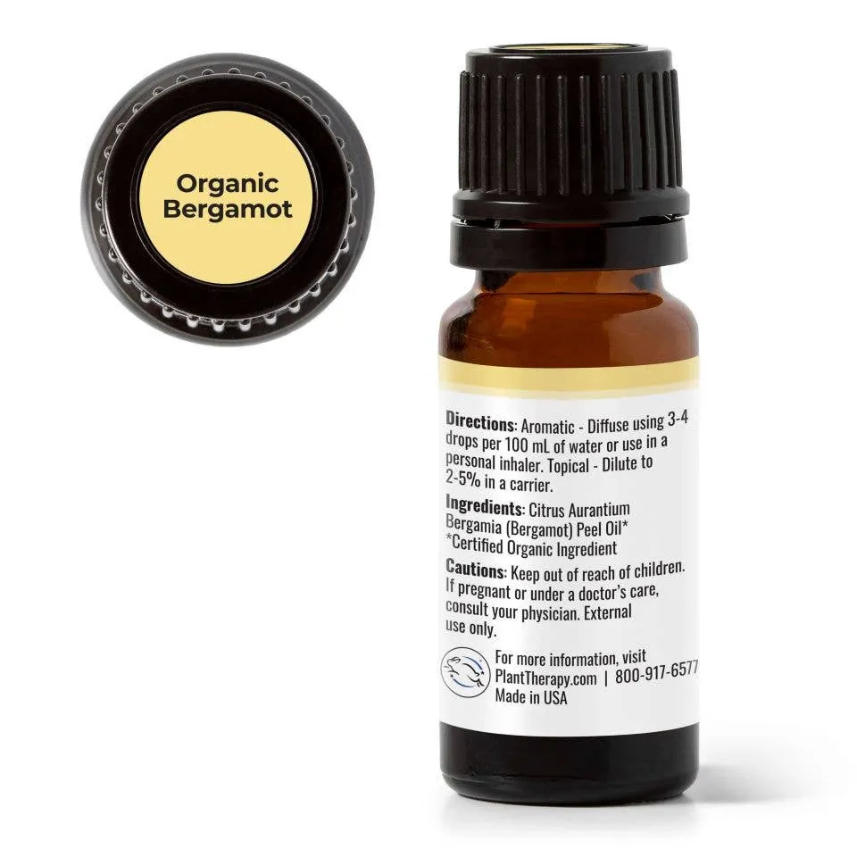 Luomu Bergamot eteerinen öljy 10ml - Plant Therapy