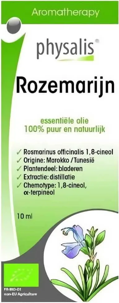 Luomu rosmariiniöljy (Rosmarinus) 10 ml - PHYSALIS