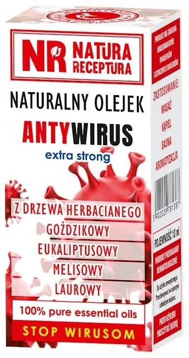 Luonnollinen erityisen vahva antivirusöljy 10ml LUONTO RESEPTI