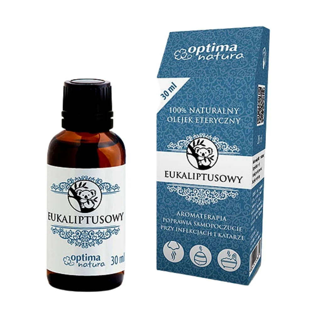 Luonnollinen eukalyptusöljy 30 ml OPTIMA NATURA