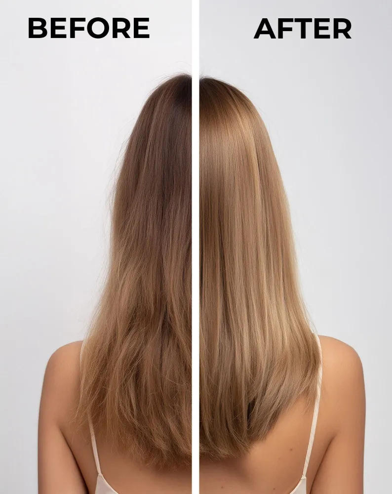 Luonnollinen hiusten shampoo naisille kerasiini uudistava ja vahvistava Berani Femme