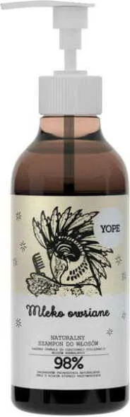 Luonnollinen hiustenpesuaura kauramaito 300ml YOPE